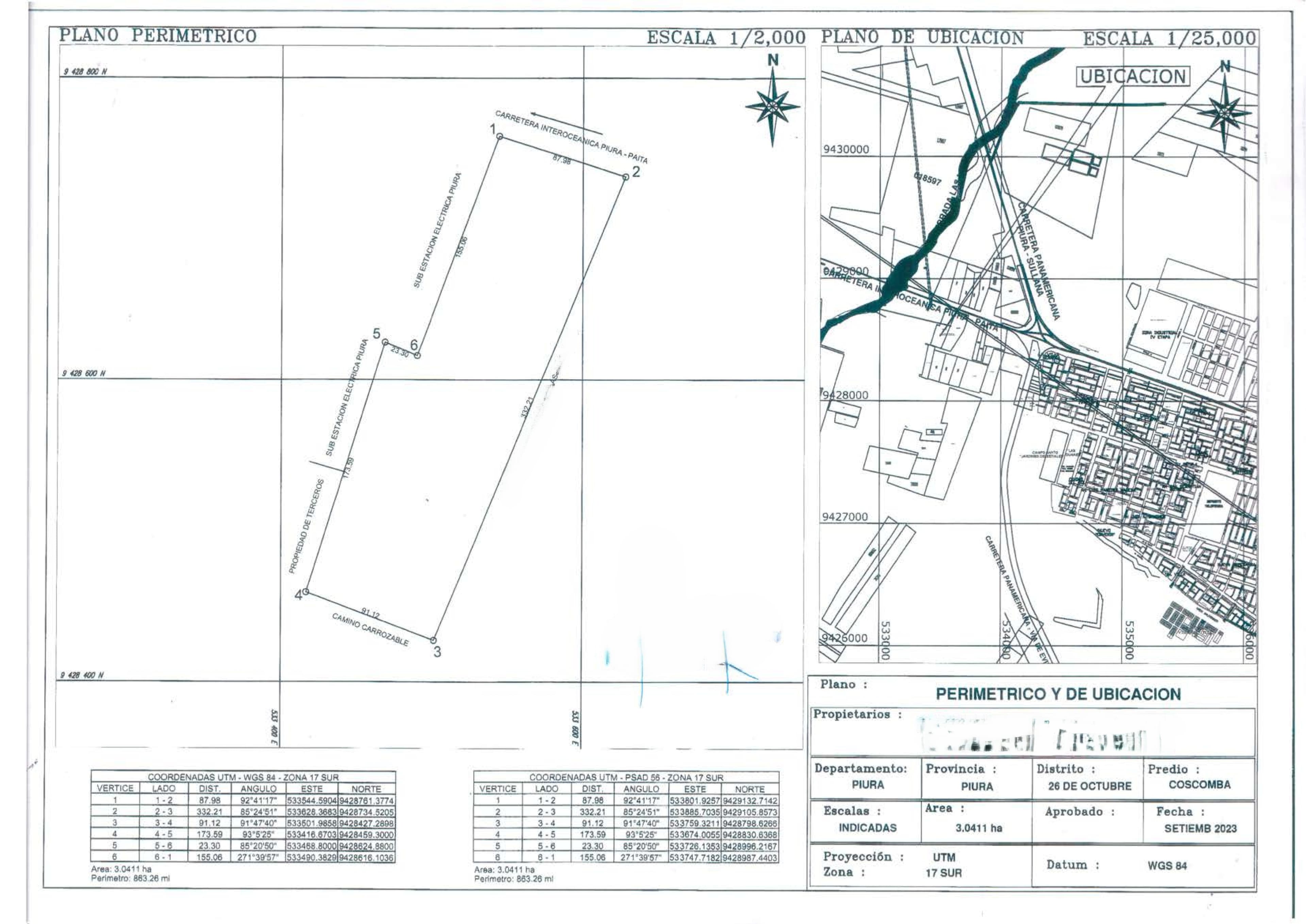 Terreno Industrial de 6.9 HAs en el Corredor Estratégico Piura-Paita